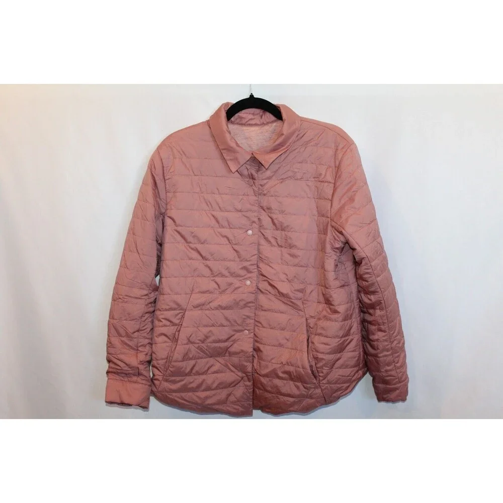 Lululemon Women's Switch Please Reversible Shacket Chalky Rose Pink‎ Sz 10 NEW